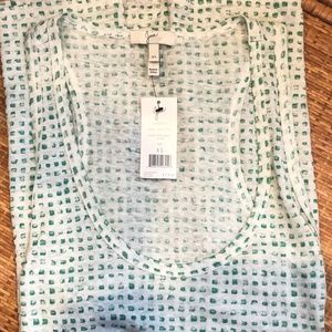 Joie Florencio Linen Tank Top NWT $118 Perfect for St. Patrick's Day!